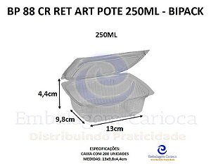 BP 88 CR RET ART POTE 250ML CX.200 BIPACK