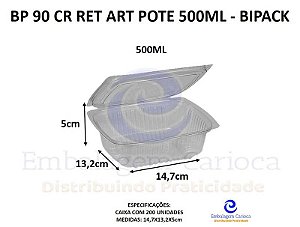 BP 90 CR RET ART POTE 500ML CX.200 BIPACK