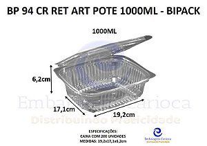 BP 94 CR RET ART POTE 1000ML CX.200 BIPACK