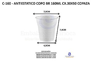 C-160 - ANTIESTATICO COPO BR 160ML CX.30X50 COPAZA