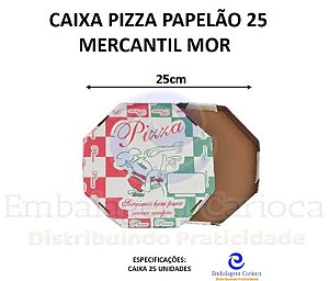 CAIXA PIZZA PAPELAO 25 C/25