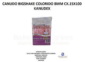 CANUDO BIGSHAKE FLUOR 8MM CX.15X100 KANUDEX (SORTIDO)