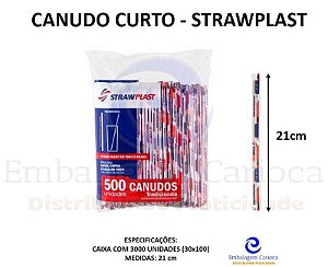CANUDO CURTO 30X100 21CM STRAWPLAST 225