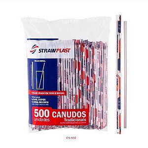 CANUDO CURTO 6X500 21CM STRAWPLAST 253
