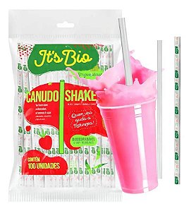 CANUDO IT'S BIO SHAKE 8MM CX.20X100 STRAWPLAST 872