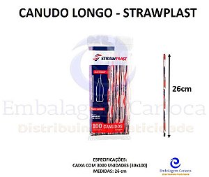 CANUDO LONGO 30X100 26CM STRAWPLAST 316-472