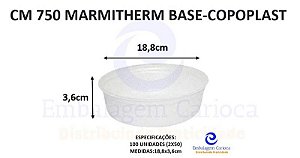 CM 750 MARMITHERM BASE REDONDA FD.2X50 COPOPLAST 18,8X3,6