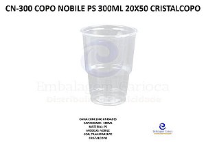 CN-300 COPO NOBILE PS 300ML 20X50 CRISTALCOPO (PREMIUM WHISKY)