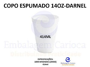 COPO ESPUMADO 14OZ 400ML CX 50X20 DARNEL TERMICO (414)