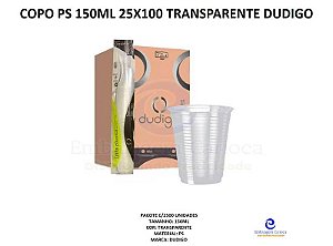 COPO PS 150ML TR CX.25X100 DUDIGO
