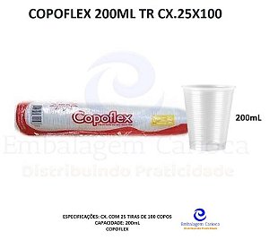 COPOFLEX PS 200ML TR CX.25X100
