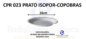 CPR 026 PRATO ISOPOR RASO N 26 CX.8X25 COPOBRAS