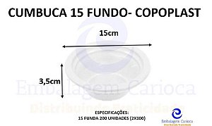 CUMBUCA 15 FUNDO FD.2X100 COPOPLAST