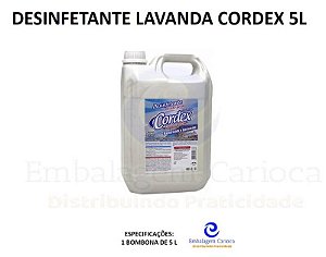 DESINFETANTE LAVANDA CORDEX 5L