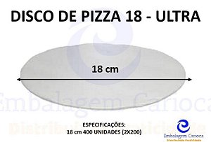 DISCO DE PIZZA 18CM C/400 ULTRA 178MM