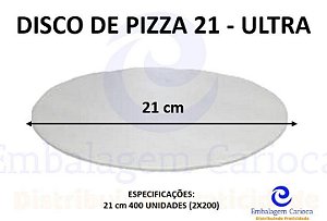 DISCO DE PIZZA 21CM C/400 ULTRA 208MM