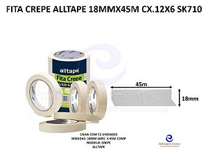 FITA CREPE ALLTAPE 18MMX45M CX.12X6 SK710 PA2000001