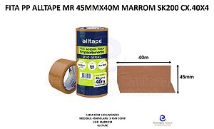 FITA PP ALLTAPE MR 45MMX40M MARROM SK200 CX.40X4 PA000010196