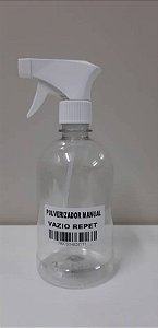 FRASCO COM VALVULA SPRAY 500ML C/5 UND