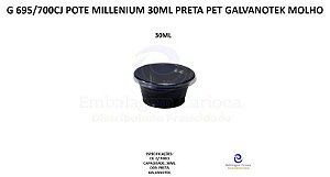 G 695/700CJ POTE MILLENIUM 30ML PRETA PET GALVANOTEK MOLHO