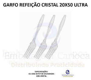 GARFO REFEICAO CRISTAL 20X50 ULTRA