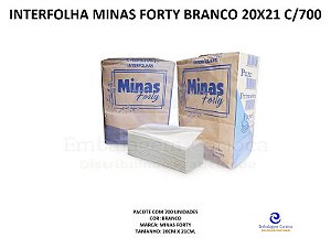 INTERFOLHA MINAS FORTY BRANCO 20X21 C/700