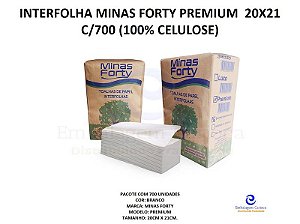 INTERFOLHA MINAS FORTY PREMIUM  20X21 C/700 (100% CELULOSE)