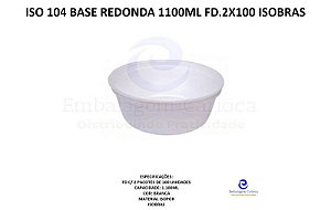 ISO 104 BASE REDONDA 1100ML FD.2X100 ISOBRAS