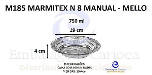 M185 MARMITEX N 8 MANUAL TAMPA TERMICA CX.100 MELLO-750ML