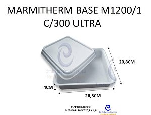 MARMITHERM BASE M1200/1 SEM DIVISORIA C/300 ULTRA 26,5X20,8X4,0