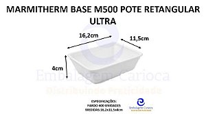 MARMITHERM BASE M500 POTE RETANGULAR C/400 ULTRA 16,2X11,5X4,0