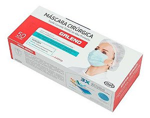 MASCARA CIRURGICA CX.50 UN TRIPLA CAMADA (SMS) ALTA PROTEÇÃO