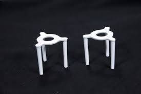MESINHA SUPORTE P/ CAIXA PIZZA BRANCO C/500