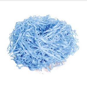 PALHA DE FITA DECORATIVA 50GR AZUL CLARO