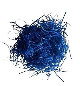 PALHA DE FITA DECORATIVA 50GR AZUL ESCURO