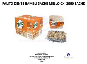 PALITO DENTE BAMBU SACHE MELLO C/2000