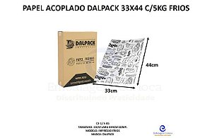PAPEL ACOPLADO DALPACK 33X44 CX.5KG FRIOS