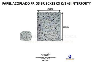 PAPEL ACOPLADO FRIOS BR 30X38 CX C/1KG INTERFORTY