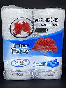 PAPEL HIGIENICO ROLAO INTER FORTY 240M X 10CM LUXO FD 8 ROLOS