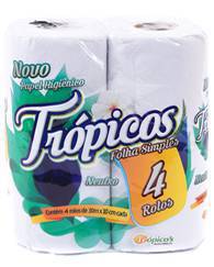 PAPEL HIGIENICO TROPICOS 16X4 30M