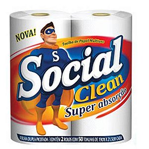 PAPEL TOALHA SOCIAL FD.12X2X50