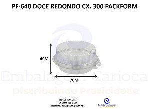 PF-640 DOCE REDONDO CX. 300 PACKFORM
