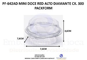 PF-642AD MINI DOCE RED ALTO DIAMANTE CX. 300 PACKFORM