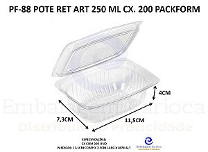 PF-88 POTE RET ART 250 ML CX. 200 PACKFORM