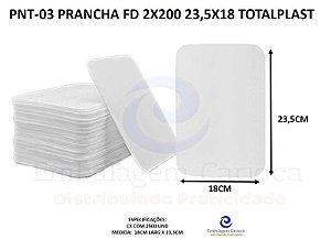 PNT-03 PRANCHA FD 2X200 23,5X18 TOTALPLAST