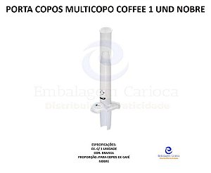 PORTA COPOS MULTICOPO COFFEE 1 UND NOBRE