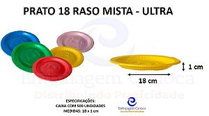 PRATO 18 RASO MISTA CX.50X10 ULTRA