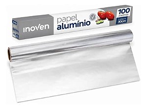 ROLO ALUMINIO 30CM X 100 MT CX.6 INOVEN