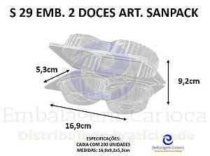 S 29 EMB. 2 DOCES ART. CX.200 SANPACK