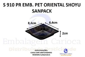 S 910 PR EMB. PET ORIENTAL SHOYU 60ML CX.1000 SANPACK